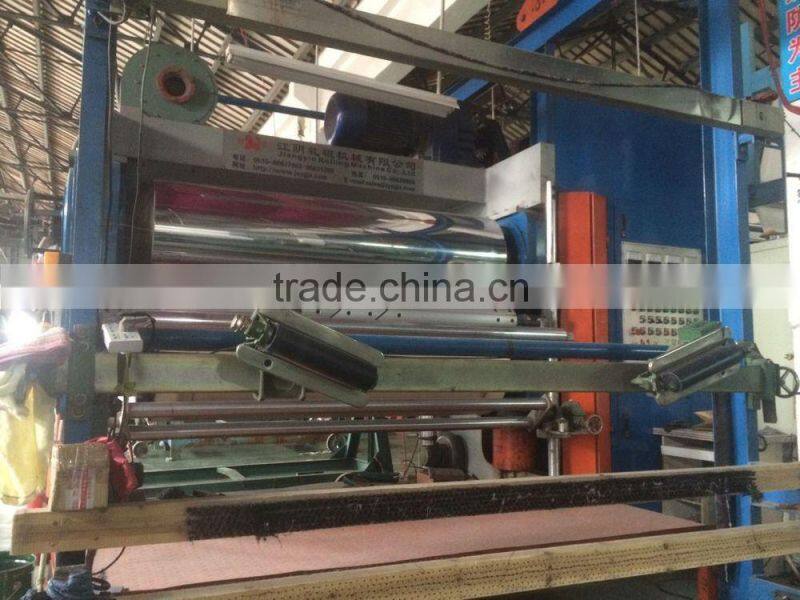 Textile three rollers fabric calendering machine