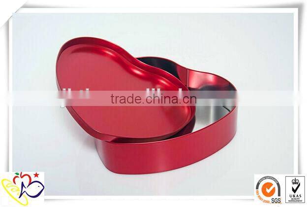 new product gift boxes for wedding/heart shape tin