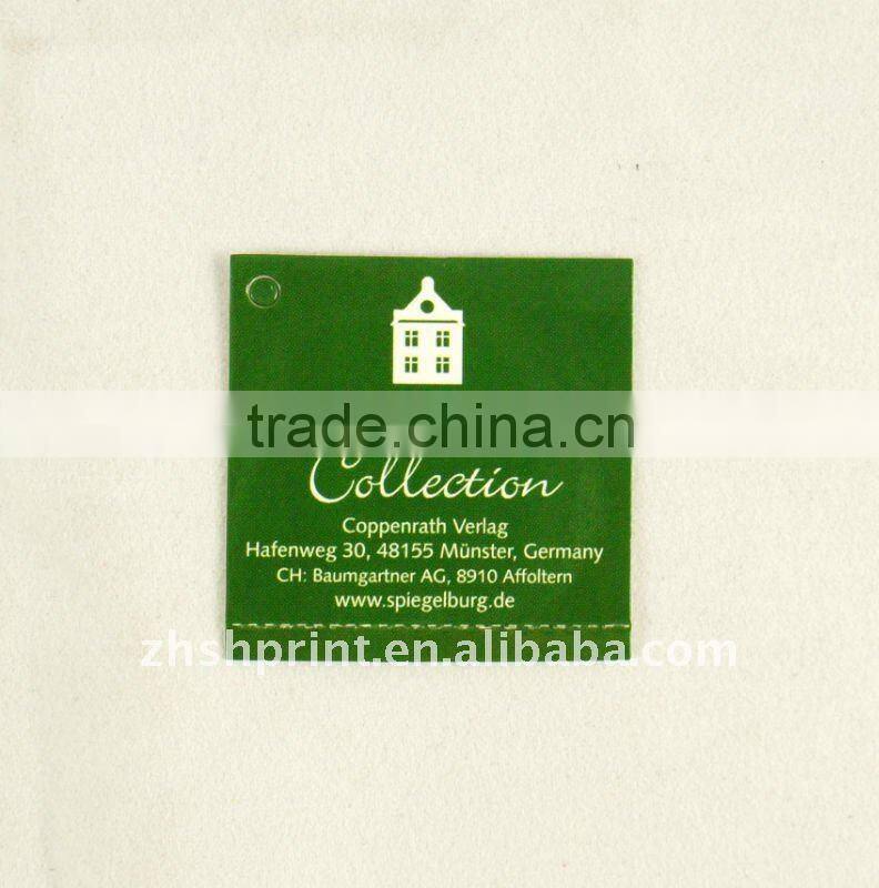 High quality hangtag