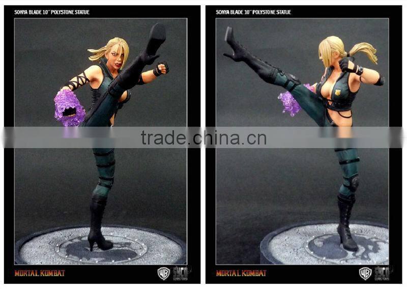 Morval kombat character boxer sexy girl resin figurine