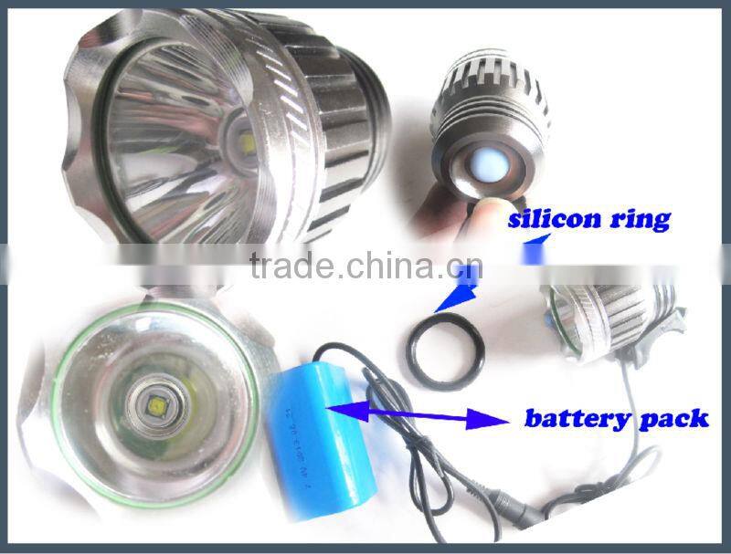 Aluminum led bicycle lights bike lamp