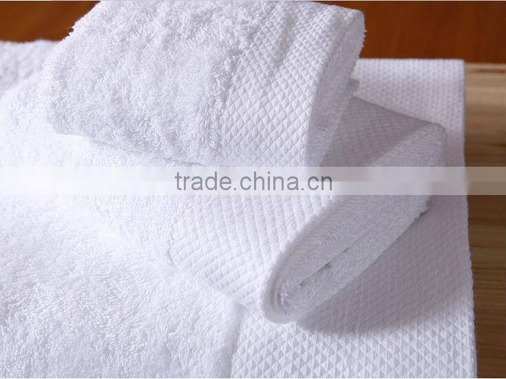 cotton plain terry white set towels wholesale