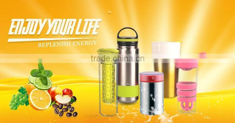 Double Wall Stainless Steel Vacuum Insulated Water Bottle with Cola Shaped Powder Coating