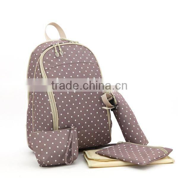 Multi Compartment and Pockets Baby Diaper Nappy Changing Backpack Bag