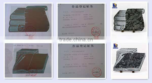 Granite funeral tombstone