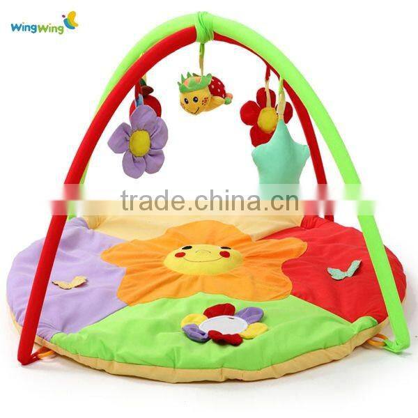 Hot Sale Funny baby sun flower mat , baby activity mat,baby play gym mat