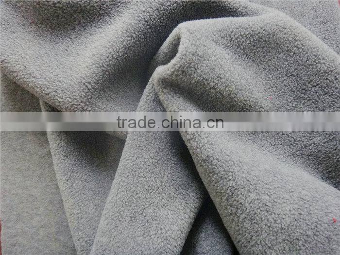 Super Soft Shrink-resistant Grey Bamboo Fleece Fabric for Blanket
