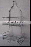 Bathroom 3 tier metal wire shower caddy
