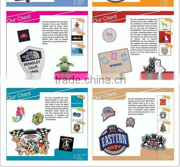 PROFESSIONAL FACTORY SUPPLY Custom cheap chenille patch