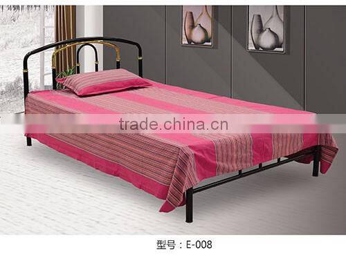 for the mattress Width 90 cm X Length 190 cm Black army Metal Single Bed
