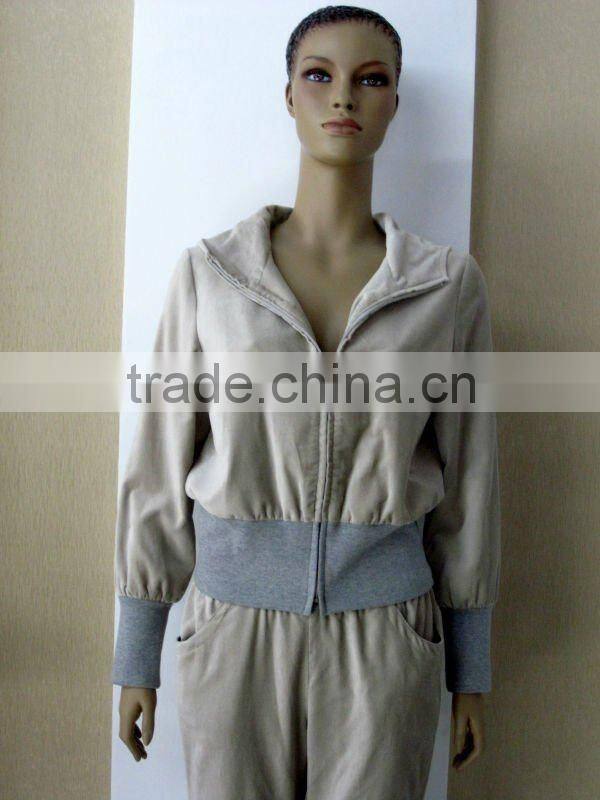 100%cotton velvet fabric for women's garment