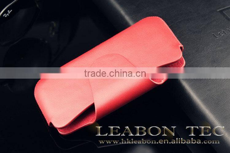 Window Smart view leather flip cover case for iphone 4 phone case