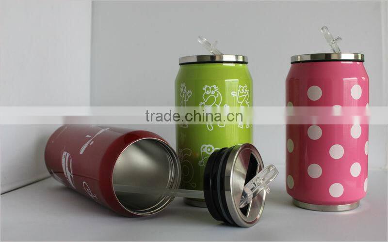 stainless steel double wall empty tin cans