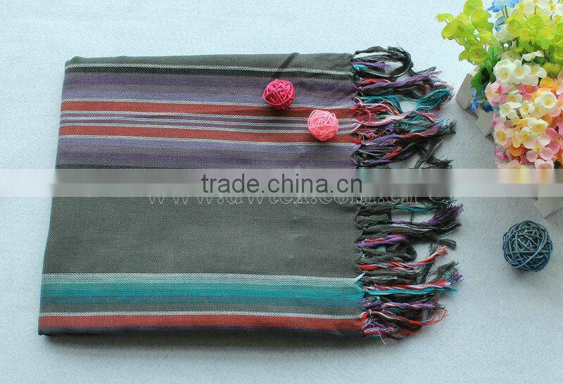 High quality 100% Cotton or Viscose woven stripe Hamam Towel