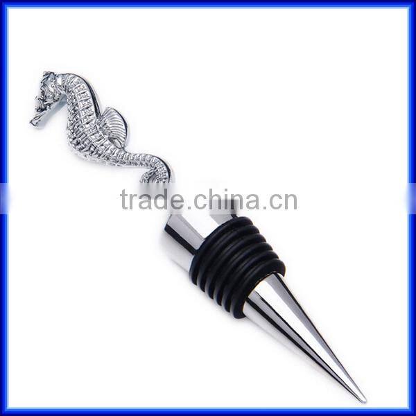Attractive crazy wedding gift Novelty Animal shape Metal 3D Wine Stopper