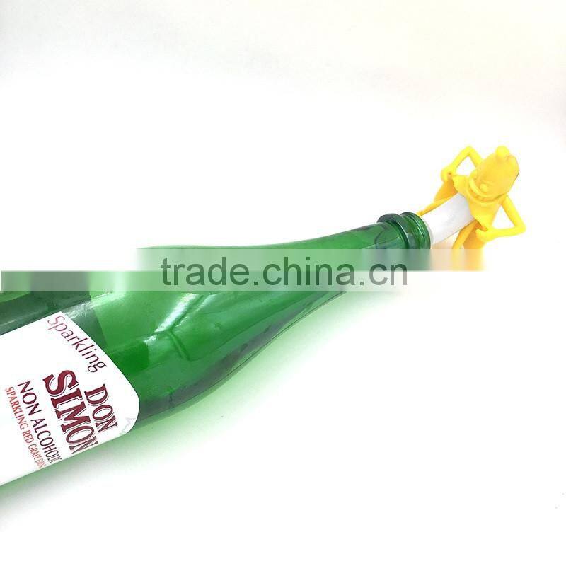 2016 New Arrival Novelty Evil Banana Man Wine Bottle Stopper