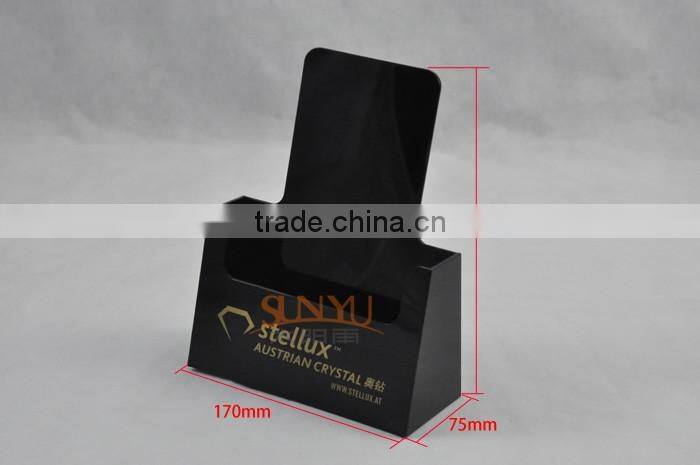 Desktop Colour Balck Acrylic A4 Paper Holder Magazine Rack