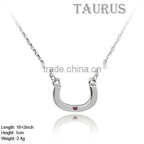 NZA-1010 Fashion Silver Necklace Capricorn Sign Necklace The Zodiac 12 Constellations