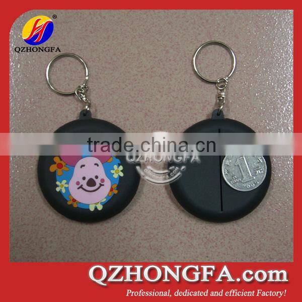 Metal Drawstring Ring Silicone Mini Coin Bag