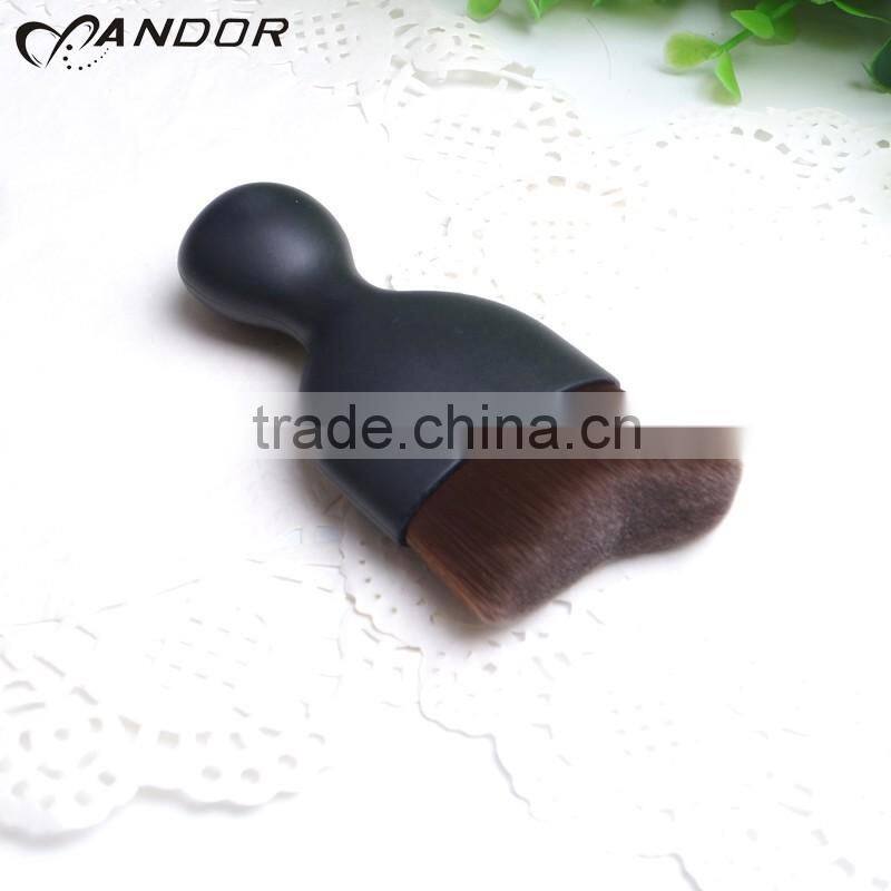 Unique synthetic hair mini purple makeup brushes