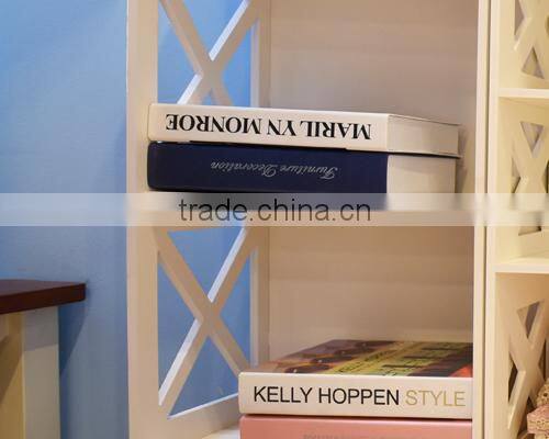 Expensive bedroom furniture pop combination white bookcase set
