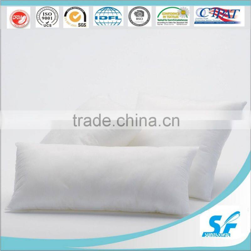 hot sale duck goose down cushion insert cotton pillow