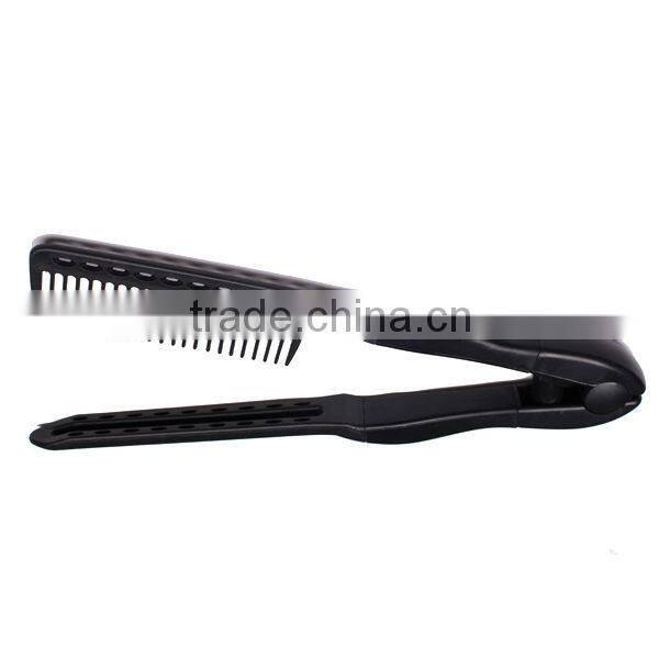 Hair salon comb hair straightening comb