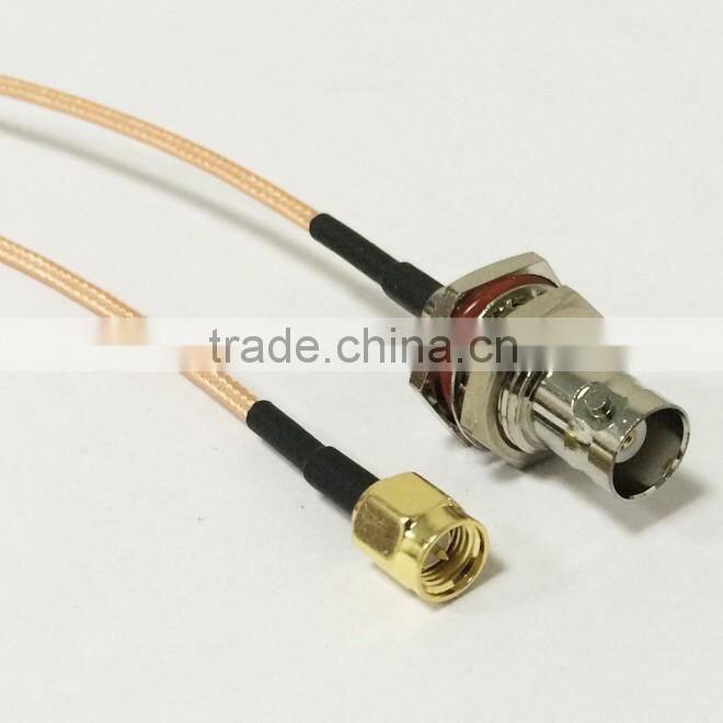 Shenzhen manufacture RF SMA Male Switch BNC Female Pigtail Cable RG316