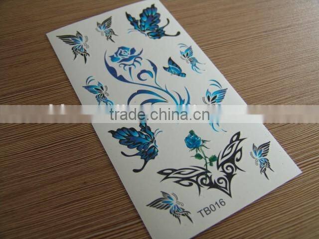 ECO-friendly hand tattoo sticker,face tattoo sticker