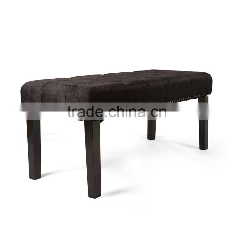 Simple Design Custom Printed Sitting Bedroom Upholstered Stool for piano