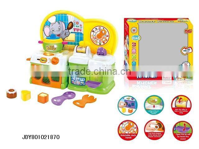 Pretend Play Toy Cookware Plastic Kitchen Tableware Toys Educational Play set