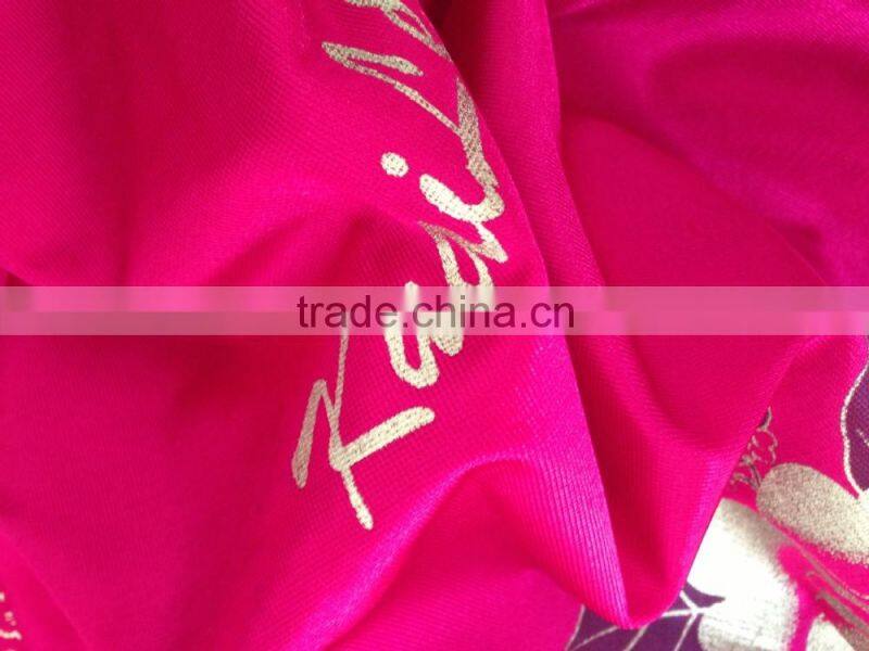 polyester warp knitted tricot printed fabric mattress fabric