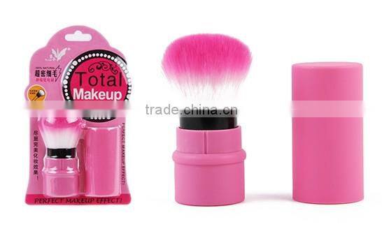 plastic handle,make up retractable blush brush