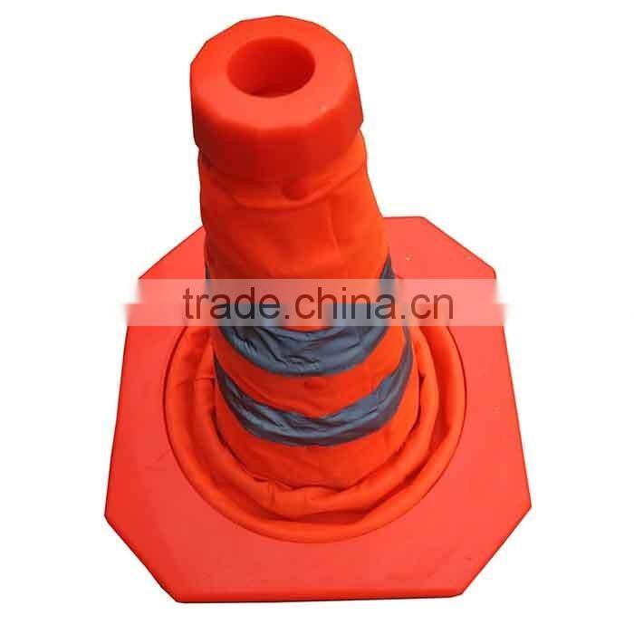 retractable reflective trffice cone sleeve