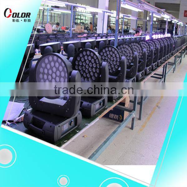 37pcs 12W zoom cree led 4in1 led zoom led wash moving head light