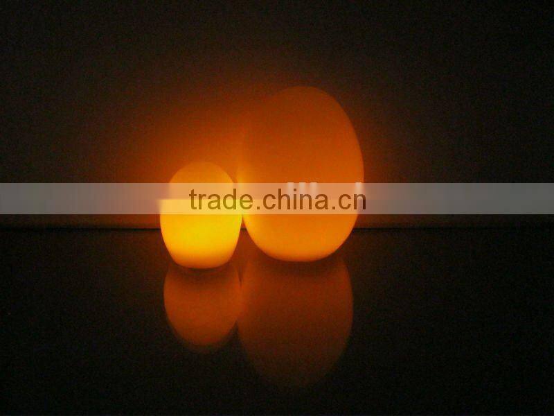 ghost led battery white light candle for cemetery