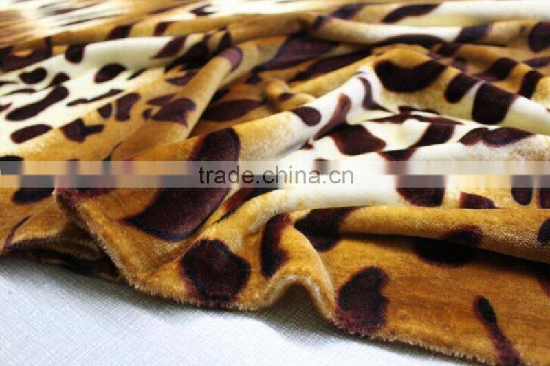 2015 Hot Luxury 100% Polyester Solid&Printed Coral Fleece