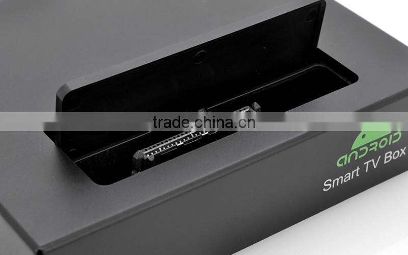 Android tv box ShenZhen,smart tv full hd 1080p porn video android tv box 4.2.2 ,customized RTC battery /SATA/VGA port/6 *USB