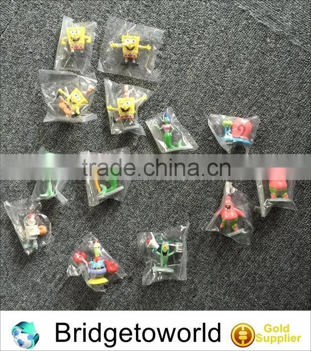 plastic cartoon toys sponge bob