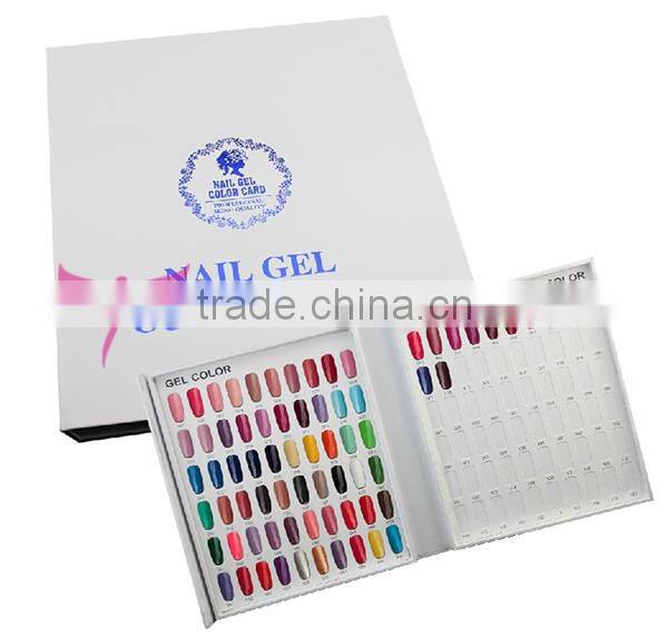 120 Spaces Nail Polish Color Book/ chart/ Card Nail Tech Book