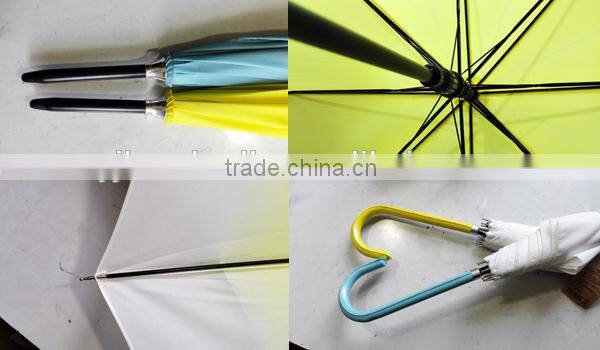 Long Umbrella for Rain and Sun, Color Changing Rain Umbrella
