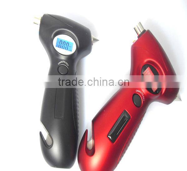 5 in1 Hand held 150psi digital tire pressure gauge for testing car