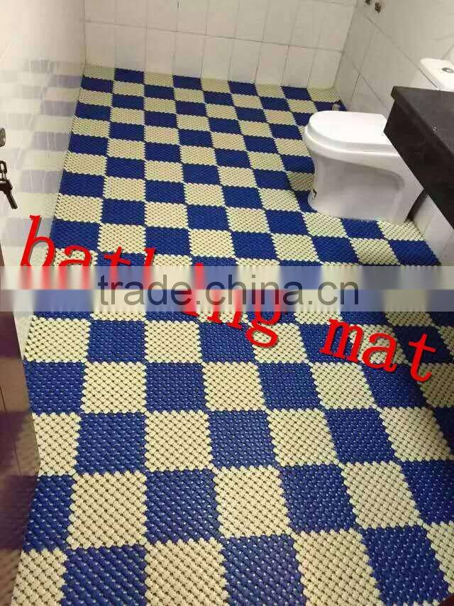 Anti-slip high quality manufacturer plastic bathroom mat