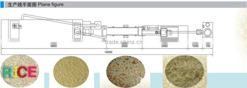 reconstituted rice food extruder