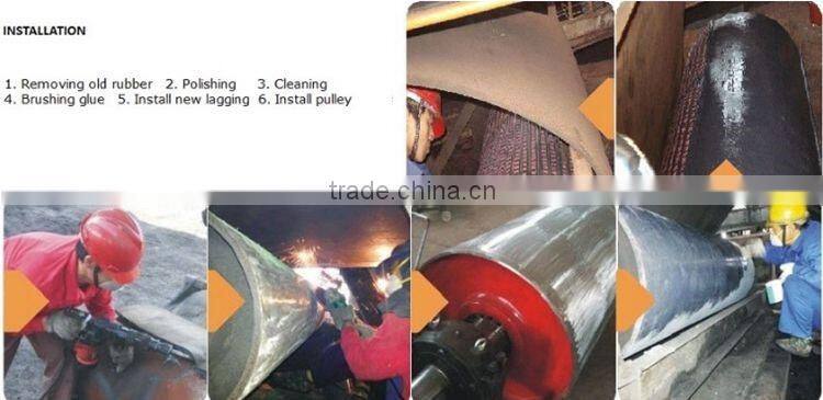 Alumina Cermaic Pulley Lagging Lining