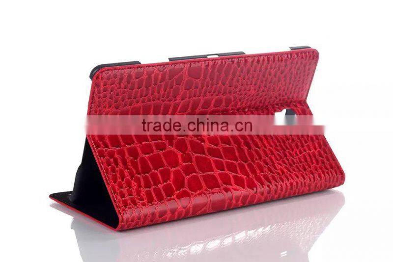 Crocodile stand flip housing for Samsung Tab S 8.4