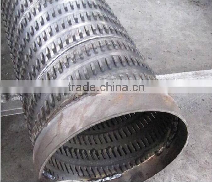 Production of bridge filter pipe of well pipe bridge well pipe