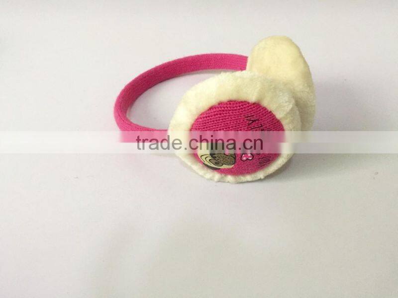 Fox / owl / Rabbit / Leopard Cartoon children knitted plush winter Warm children Telescopic earmuffs 2016 children accessories