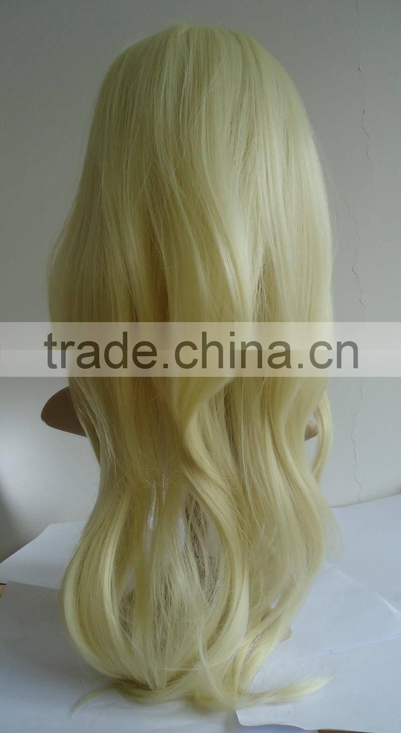 blonde wig