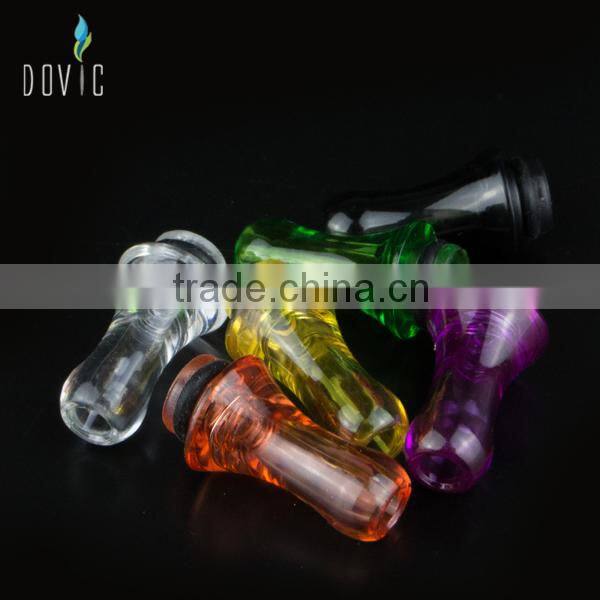 2014 newest design e cig drip tip chuff enuff drip tip ,flat 510 plastic drip tip